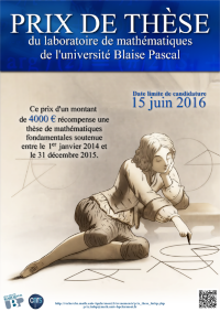 Affiche du Prix de thèse 2016